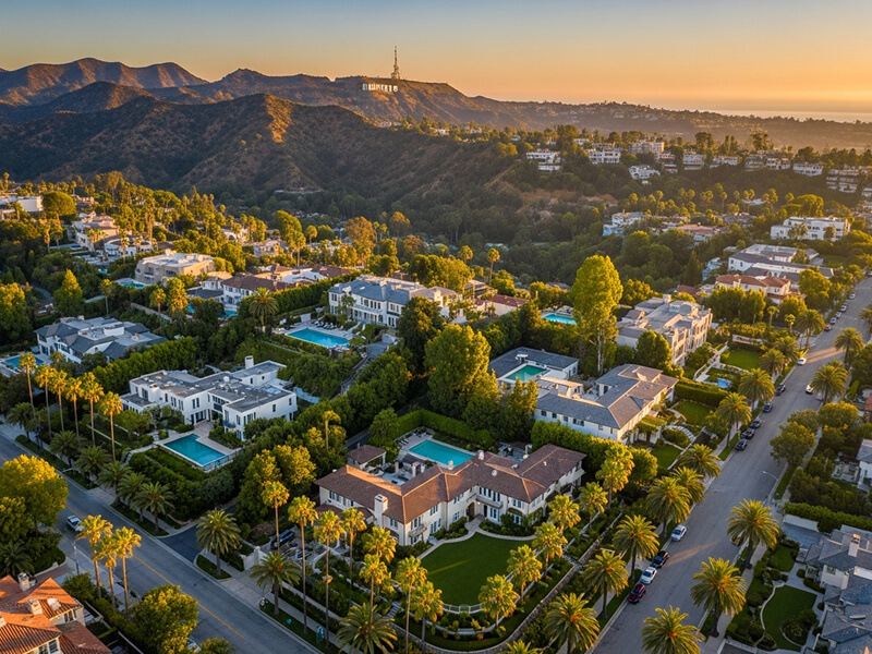 Beverly Hills Aerial View